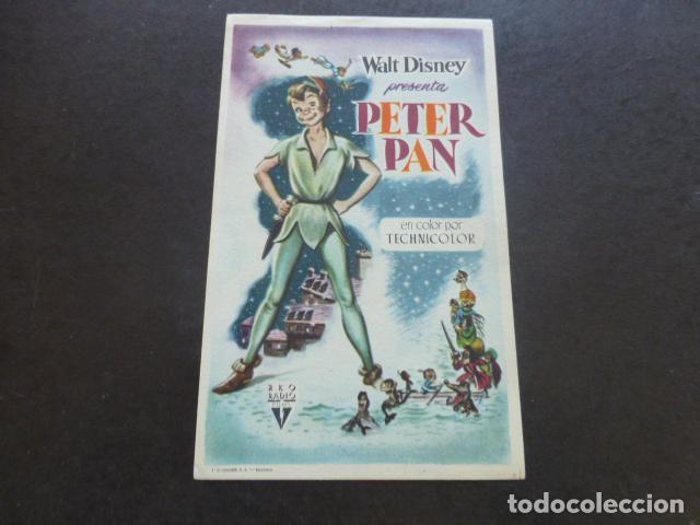 Cine: PETER PAN PROGRAMA DE MANO SIN PUBLICIDAD - Foto 1