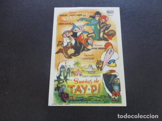 Cine: SUE&Ntilde;OS DE TAY-PI PROGRAMA DE MANO SIN PUBLICIDAD - Foto 1