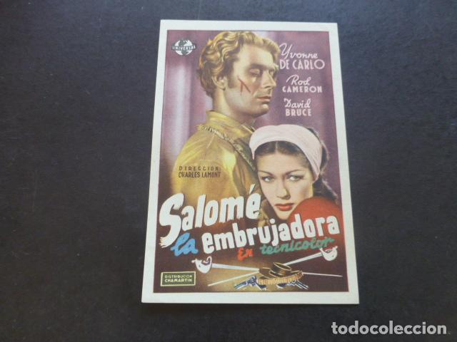 Cine: SALOM&Eacute; LA EMBRUJADORA PROGRAMA DE MANO SIN PUBLICIDAD - Foto 1