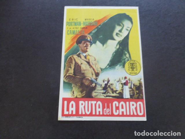 Cine: LA RUTA DEL CAIRO PROGRAMA DE MANO SIN PUBLICIDAD - Foto 1