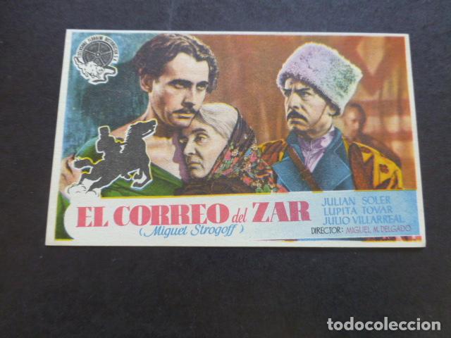 Cine: EL CORREO DEL ZAR PROGRAMA DE MANO SIN PUBLICIDAD - Foto 1