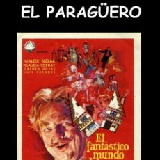 Cine: FOLLETO DE MANO ORIGINAL AÑO 1966 EL FANTASTICO MUNDO DEL DOCTOR COPPELIUS. Lote 359872630
