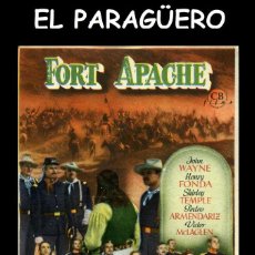 Cine: FOLLETO DE MANO ORIGINAL AÑO 1953 FORT APACHE - JOHN WAYNE Y HENRY FONDA. Lote 359897440