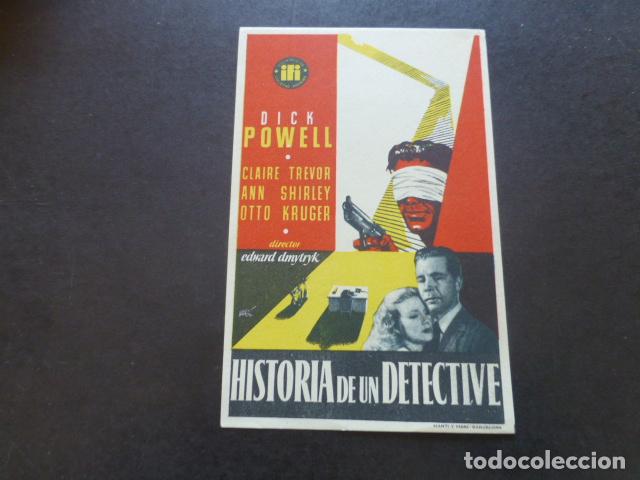 Cine: HISTORIA DE UN DETECTIVE PROGRAMA DE MANO SIN PUBLICIDAD - Foto 1