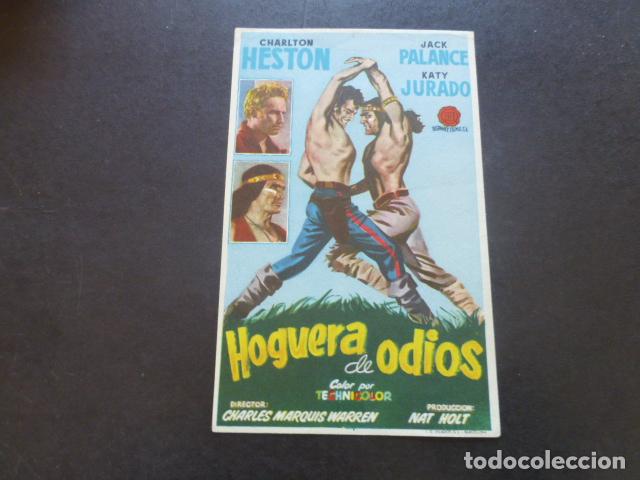 Cine: HOGUERA DE ODIOS PROGRAMA DE MANO SIN PUBLICIDAD - Foto 1