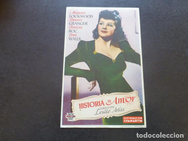 Cine: HISTORIA DE AMOR PROGRAMA DE MANO SIN PUBLICIDAD - Foto 1