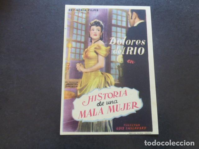 Cine: HISTORIA DE UNA MALA MUJER PROGRAMA DE MANO SIN PUBLICIDAD - Foto 1
