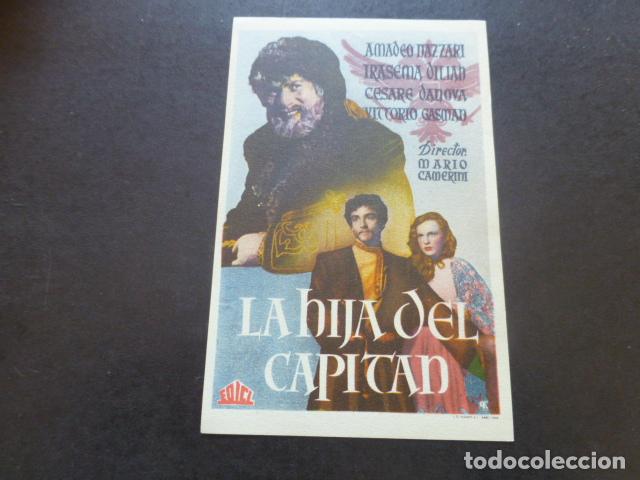 Cine: LA HIJA DEL CAPITAN PROGRAMA DE MANO SIN PUBLICIDAD - Foto 1