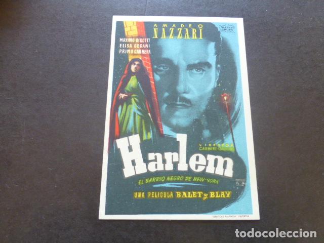 Cine: HARLEM PROGRAMA DE MANO SIN PUBLICIDAD - Foto 1