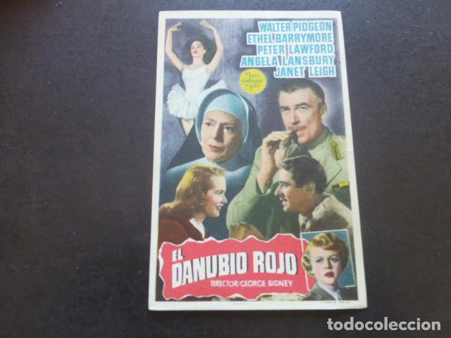 Cine: EL DANUBIO ROJO PROGRAMA DE MANO SIN PUBLICIDAD - Foto 1