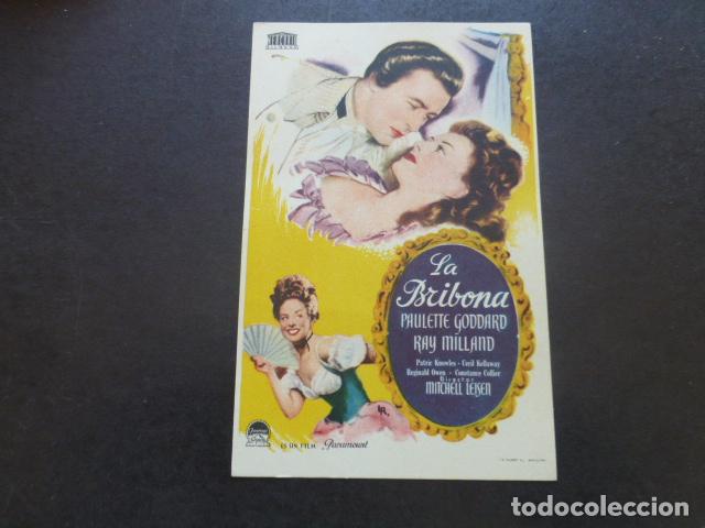 Cine: LA BRIBONA PROGRAMA DE MANO SIN PUBLICIDAD - Foto 1
