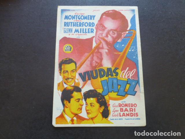 Cine: VIUDAS DEL JAZZ PROGRAMA DE MANO SIN PUBLICIDAD - Foto 1