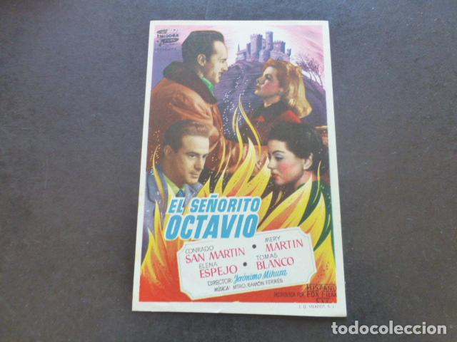 Cine: EL SE&Ntilde;ORITO OCTAVIO PROGRAMA DE MANO SIN PUBLICIDAD - Foto 1