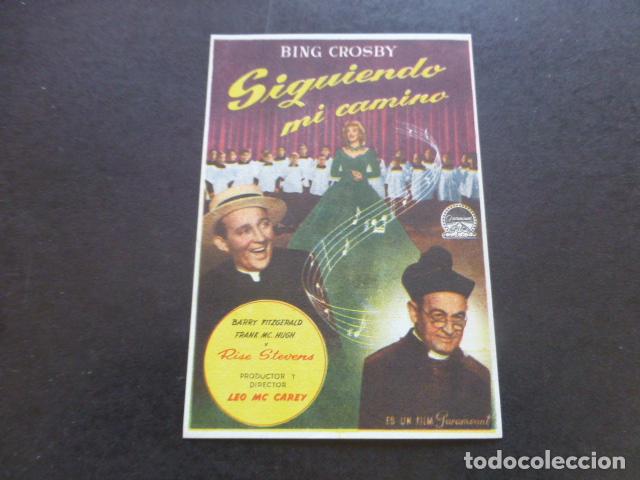 Cine: SIGUIENDO MI CAMINO PROGRAMA DE MANO SIN PUBLICIDAD - Foto 1