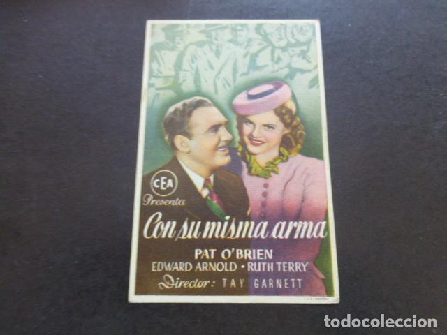 Cine: CON SU MISMA ARMA PROGRAMA DE MANO SIN PUBLICIDAD - Foto 1