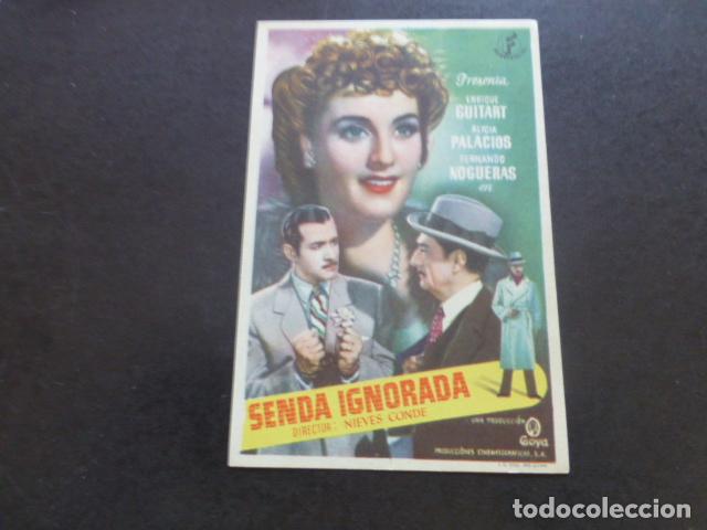 Cine: SENDA IGNORADA PROGRAMA DE MANO SIN PUBLICIDAD - Foto 1