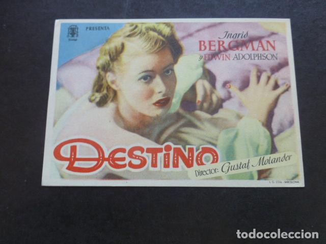 Cine: DESTINO PROGRAMA DE MANO SIN PUBLICIDAD - Foto 1
