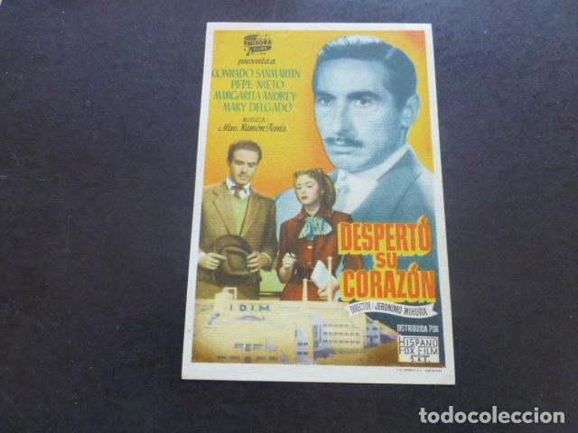 Cine: DESPERT&Oacute; SU CORAZ&Oacute;N PROGRAMA DE MANO SIN PUBLICIDAD - Foto 1
