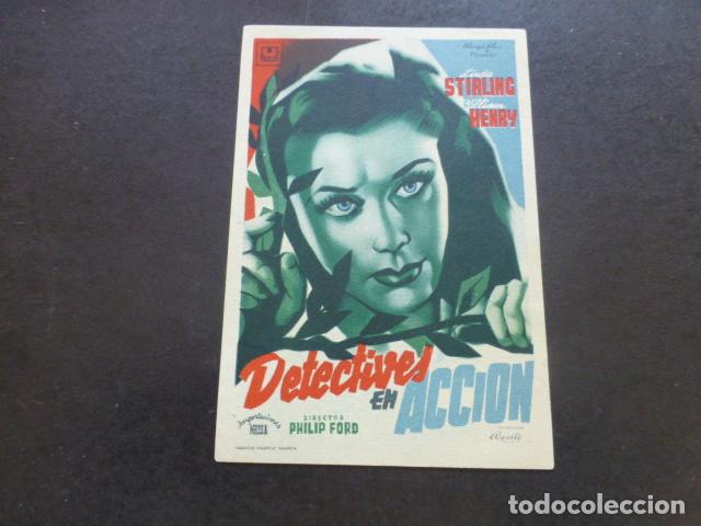 Cine: DETECTIVES EN ACCI&Oacute;N PROGRAMA DE MANO SIN PUBLICIDAD - Foto 1