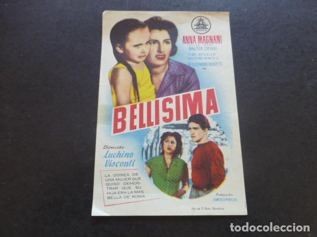 Cine: BELLISIMA PROGRAMA DE MANO SIN PUBLICIDAD - Foto 1
