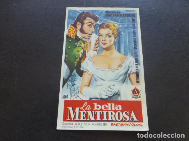 Cine: LA BELLA MENTIROSA PROGRAMA DE MANO SIN PUBLICIDAD - Foto 1