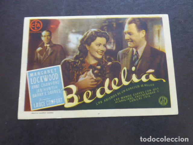 Cine: BEDELIA PROGRAMA DE MANO SIN PUBLICIDAD - Foto 1