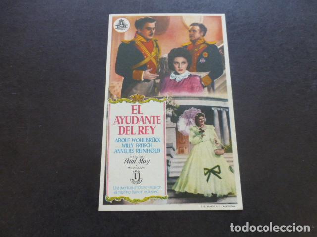 Cine: EL AYUDANTE DEL REY PROGRAMA DE MANO SIN PUBLICIDAD - Foto 1