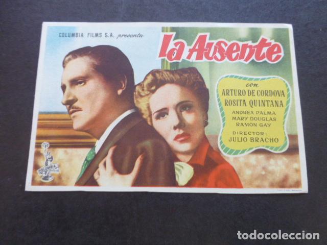 Cine: LA AUSENTE PROGRAMA DE MANO SIN PUBLICIDAD - Foto 1