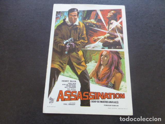 Cine: ASSASSINATION PROGRAMA DE MANO SIN PUBLICIDAD - Foto 1