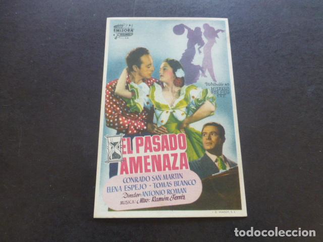 Cine: EL PASADO AMENAZA PROGRAMA DE MANO SIN PUBLICIDAD - Foto 1