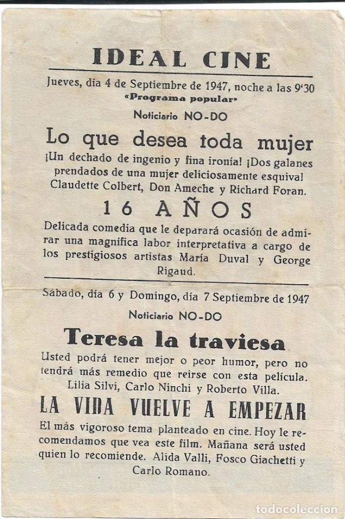 Cine: PROGRAMA DE CINE CON PUBLICIDAD - Foto 2
