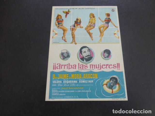Cine: ARRIBA LAS MUJERES PROGRAMA DE MANO SIN PUBLICIDAD - Foto 1