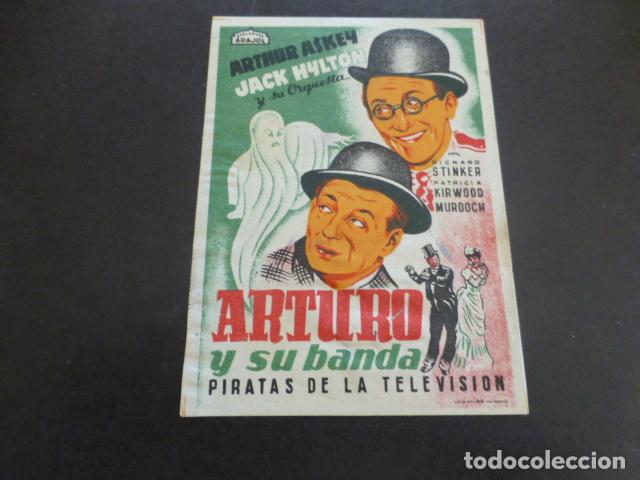 Cine: ARTURO Y SU BANDA PROGRAMA DE MANO SIN PUBLICIDAD - Foto 1