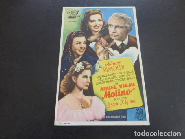 Cine: AQUEL VIEJO MOLINO PROGRAMA DE MANO SIN PUBLICIDAD - Foto 1
