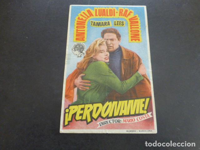 Cine: PERD&Oacute;NAME PROGRAMA DE MANO SIN PUBLICIDAD - Foto 1