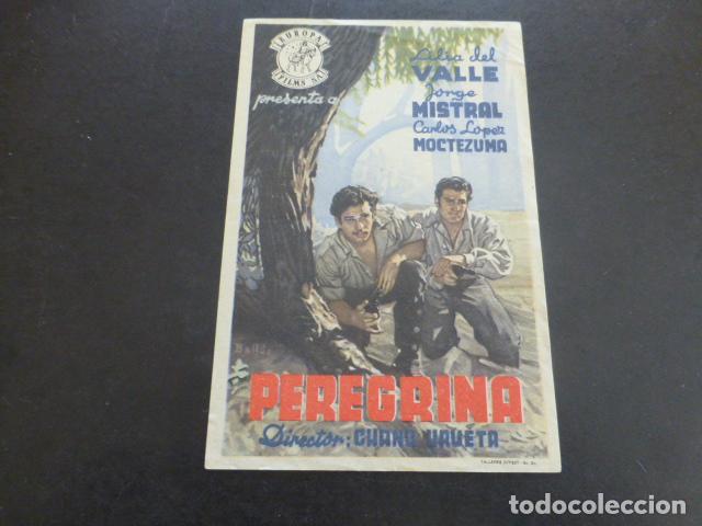 Cine: PEREGRINA PROGRAMA DE MANO SIN PUBLICIDAD - Foto 1