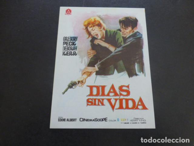 Cine: DIAS SIN VIDA PROGRAMA DE MANO SIN PUBLICIDAD - Foto 1