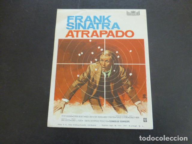 Cine: ATRAPADO PROGRAMA DE MANO SIN PUBLICIDAD - Foto 1