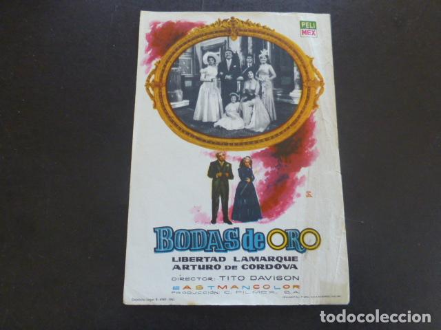 Cine: BODAS DE ORO PROGRAMA DE MANO SIN PUBLICIDAD - Foto 1