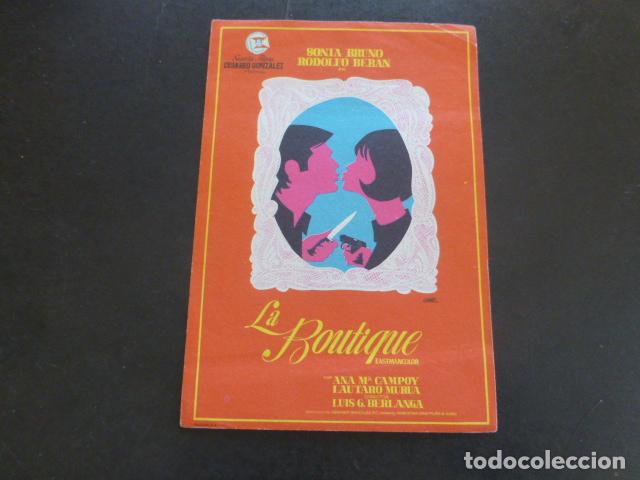 Cine: LA BOUTIQUE PROGRAMA DE MANO SIN PUBLICIDAD - Foto 1