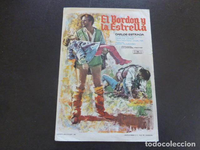Cine: EL BORDON Y LA ESTRELLA PROGRAMA DE MANO SIN PUBLICIDAD - Foto 1