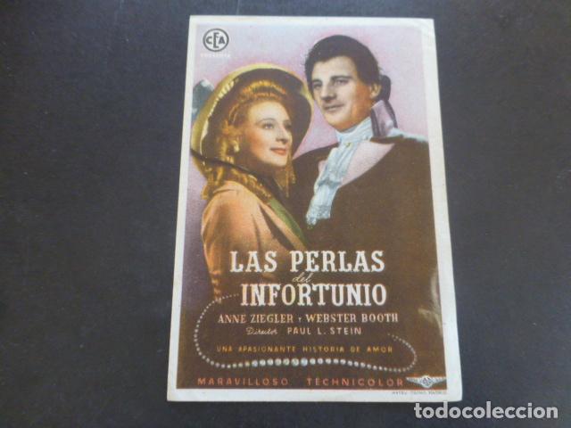 Cine: LAS PERLAS DEL INFORTUNIO PROGRAMA DE MANO SIN PUBLICIDAD - Foto 1