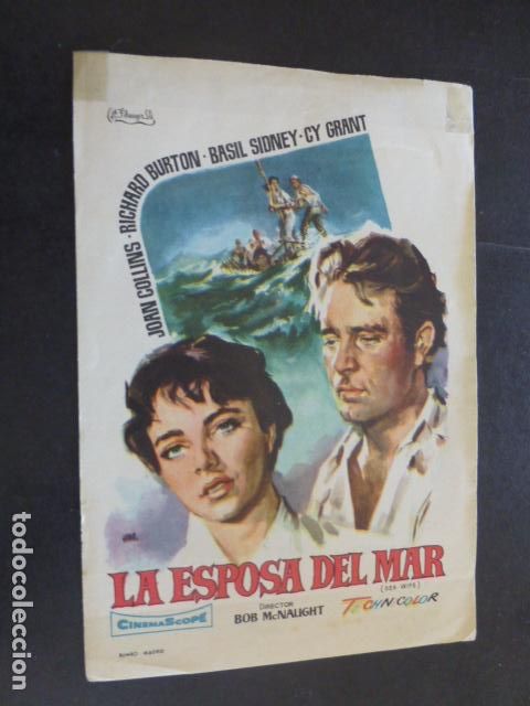 Cine: LA ESPOSA DEL MAR PROGRAMA DE MANO SIN PUBLICIDAD - Foto 1