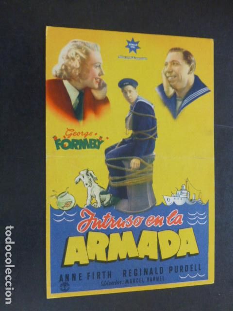 Cine: INTRUSO EN LA ARMADA PROGRAMA DE MANO SIN PUBLICIDAD - Foto 1