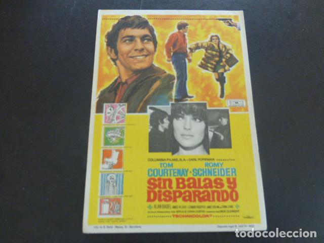 Cine: SIN BALAS Y DISPARANDO PROGRAMA DE MANO SIN PUBLICIDAD - Foto 1
