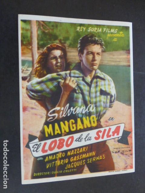 Cine: EL LOBO DE LA SILA PROGRAMA DE MANO SIN PUBLICIDAD - Foto 1
