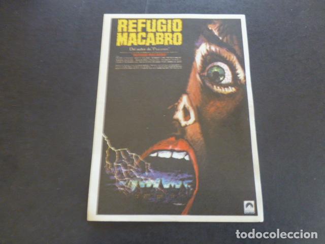 Cine: REFUGIO MACABRO PROGRAMA DE MANO SIN PUBLICIDAD - Foto 1