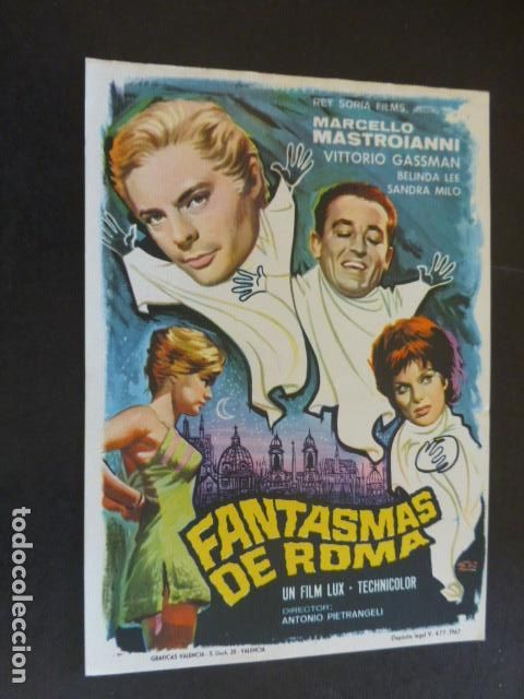 Cine: FANTASMAS DE ROMA PROGRAMA DE MANO SIN PUBLICIDAD - Foto 1