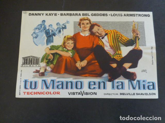 Cine: TU MANO EN LA MIA PROGRAMA DE MANO SIN PUBLICIDAD - Foto 1