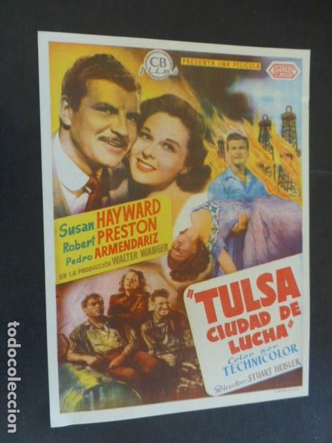 Cine: TULSA CIUDAD DE LUCHA PROGRAMA DE MANO SIN PUBLICIDAD - Foto 1